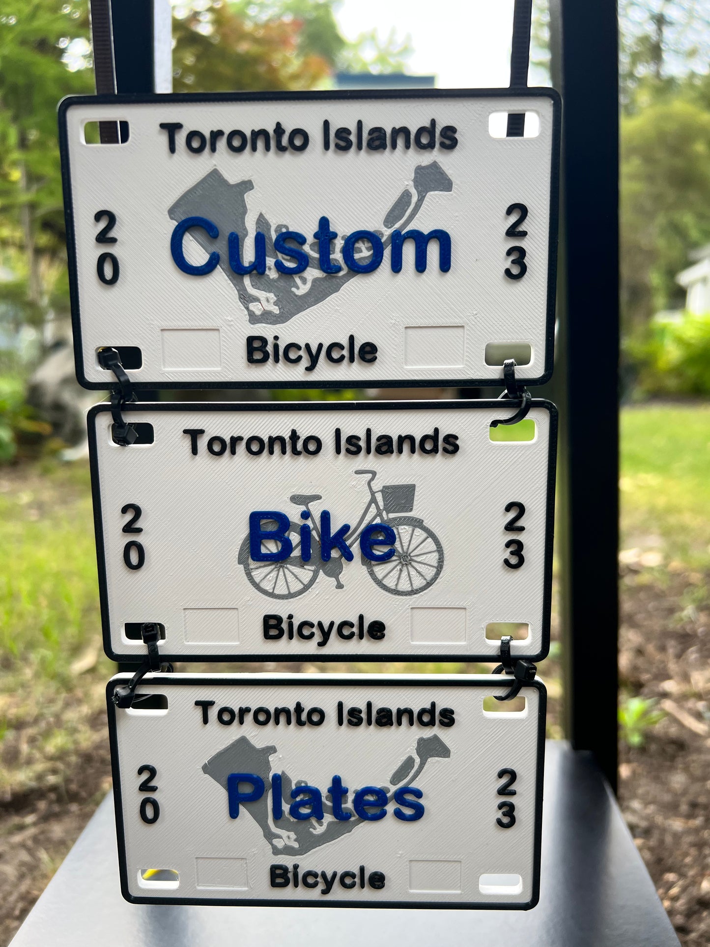 Toronto Island Bicycle Plates