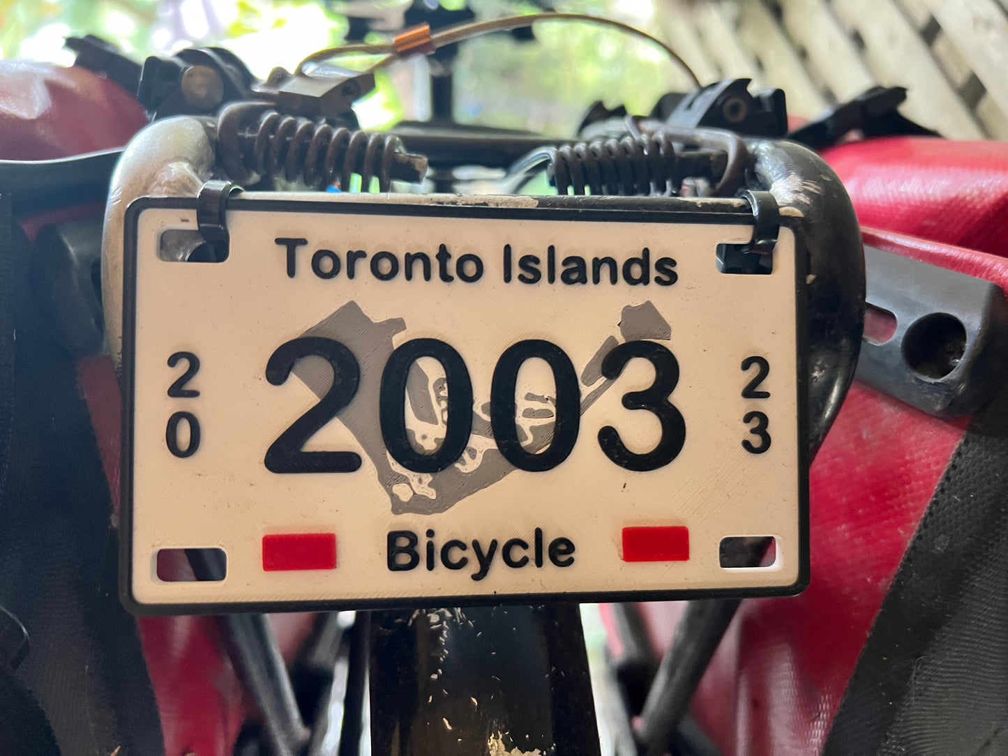 Toronto Island Bicycle Plates