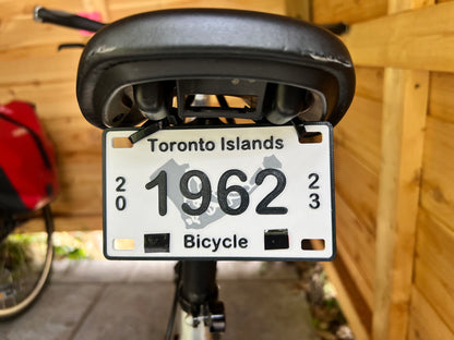 Toronto Island Bicycle Plates